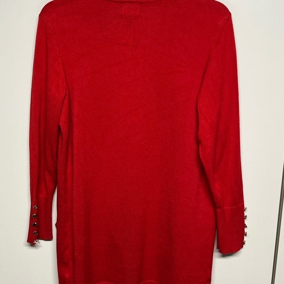 Cardigan Red Sweater - Picture 5 of 12